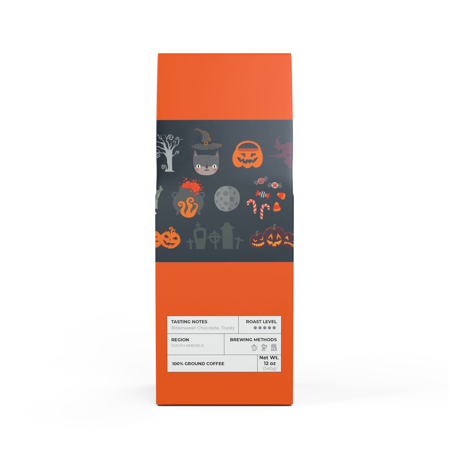 Halloween Coffee Bitterroot Coffee Blend (Dark French Roast)