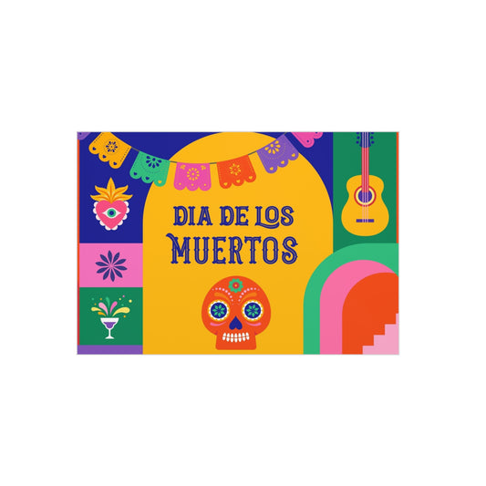 Dia de los Muertos Foam Board Decor, Day of the Dead Wall Art, Festival Decorations, Holiday Decor, Colorful Mexican Art