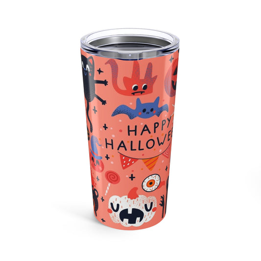 Halloween Tumbler 20oz, Cute Halloween Travel Mug, Fall Coffee Cup, Spooky Gift for Witch Lovers