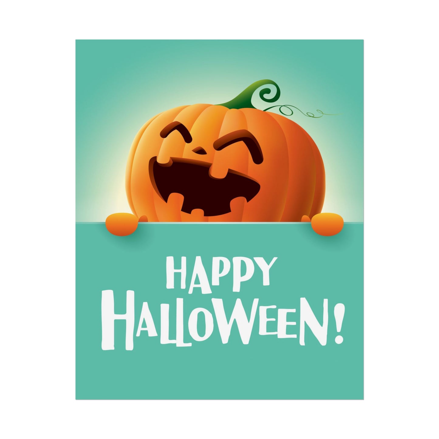 Happy Halloween Rolled Posters, Festive Wall Art, Trick or Treat Decor, Halloween Party Supplies, Pumpkin Print, Fall Decorations