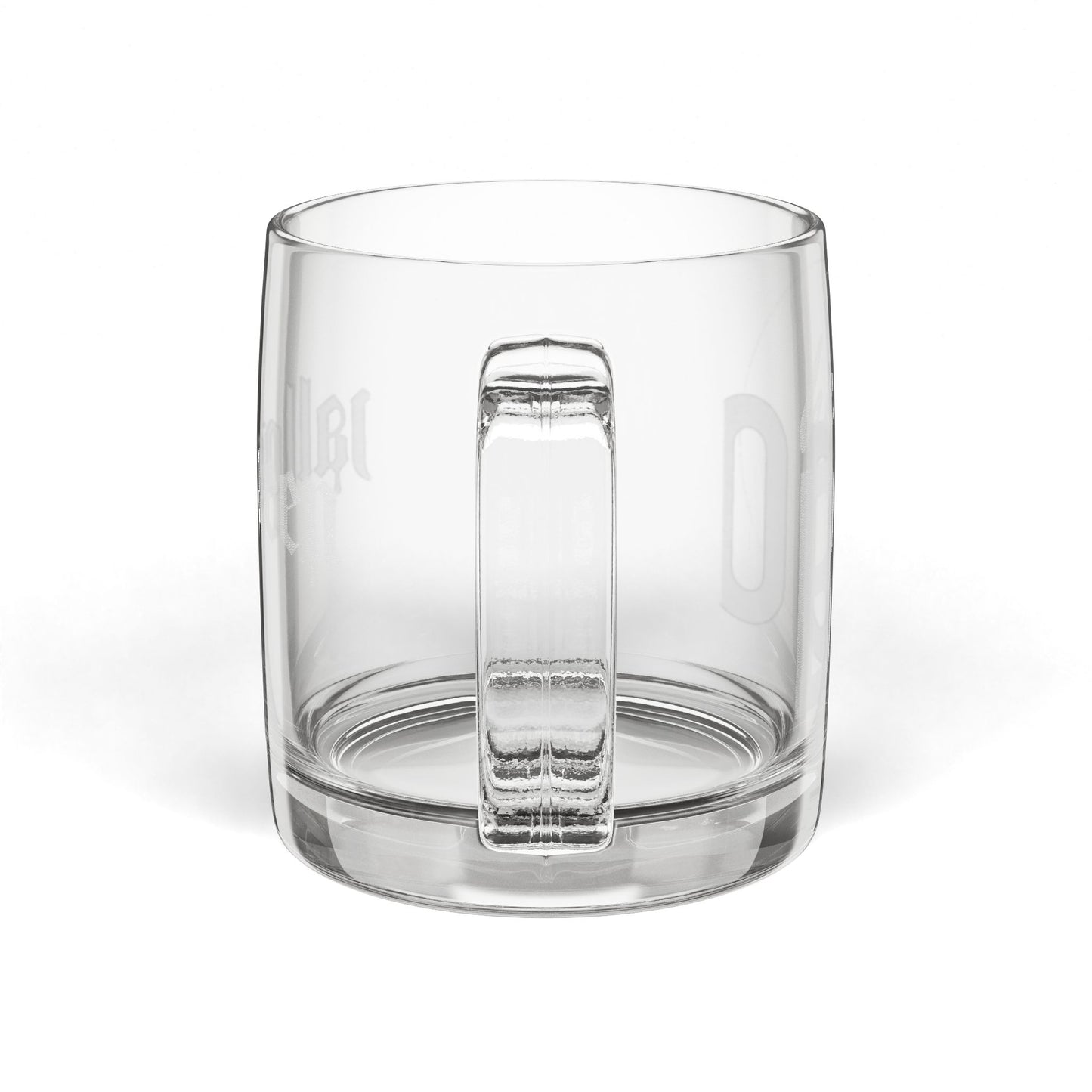 Engraved Glass Coffee Mug for Him, Perfect Gift for Halloween, Personalized Mug for Friends, Cute Coffee Cup, Boo Themed Drinkware