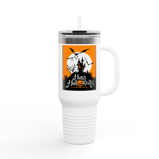 Halloween Insulated Travel Mug, 40oz - Perfect for Autumn Sips, Gift for Halloween