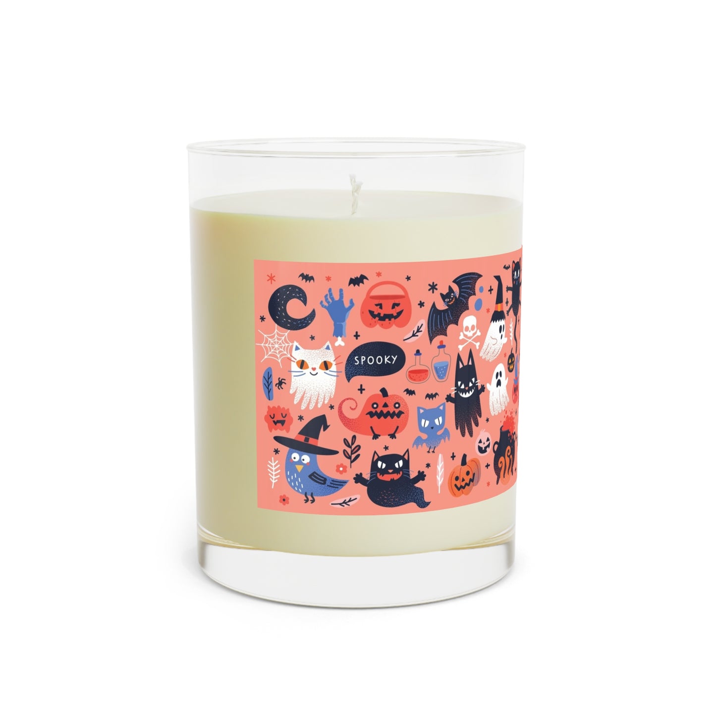 Halloween-Themed Scented Candle, Perfect for Autumn Decor, Cozy Nights, Gift for Spooky Season, Home Fragrance, Halloween Party Favor