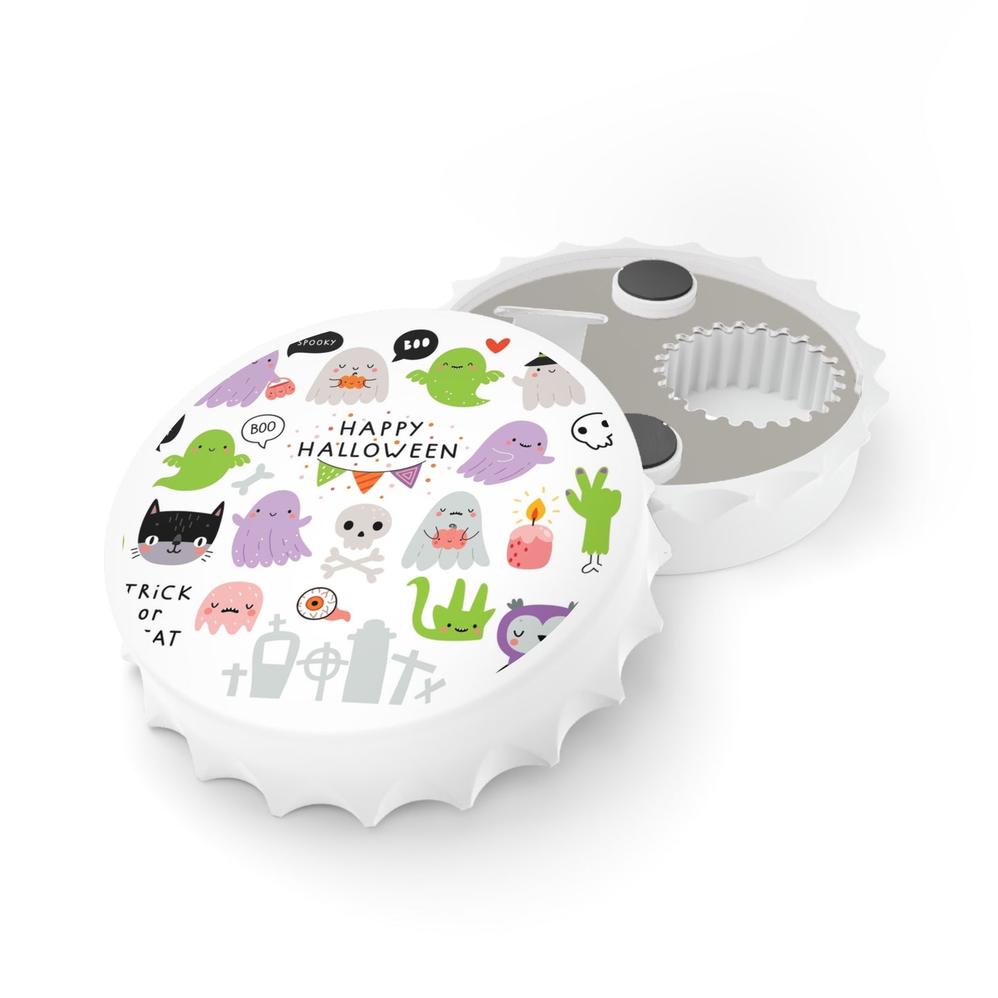 Halloween-Themed Bottle Opener, Spooky Decor, Trick or Treat Gift, Home Bar Accessory, Fall Celebration