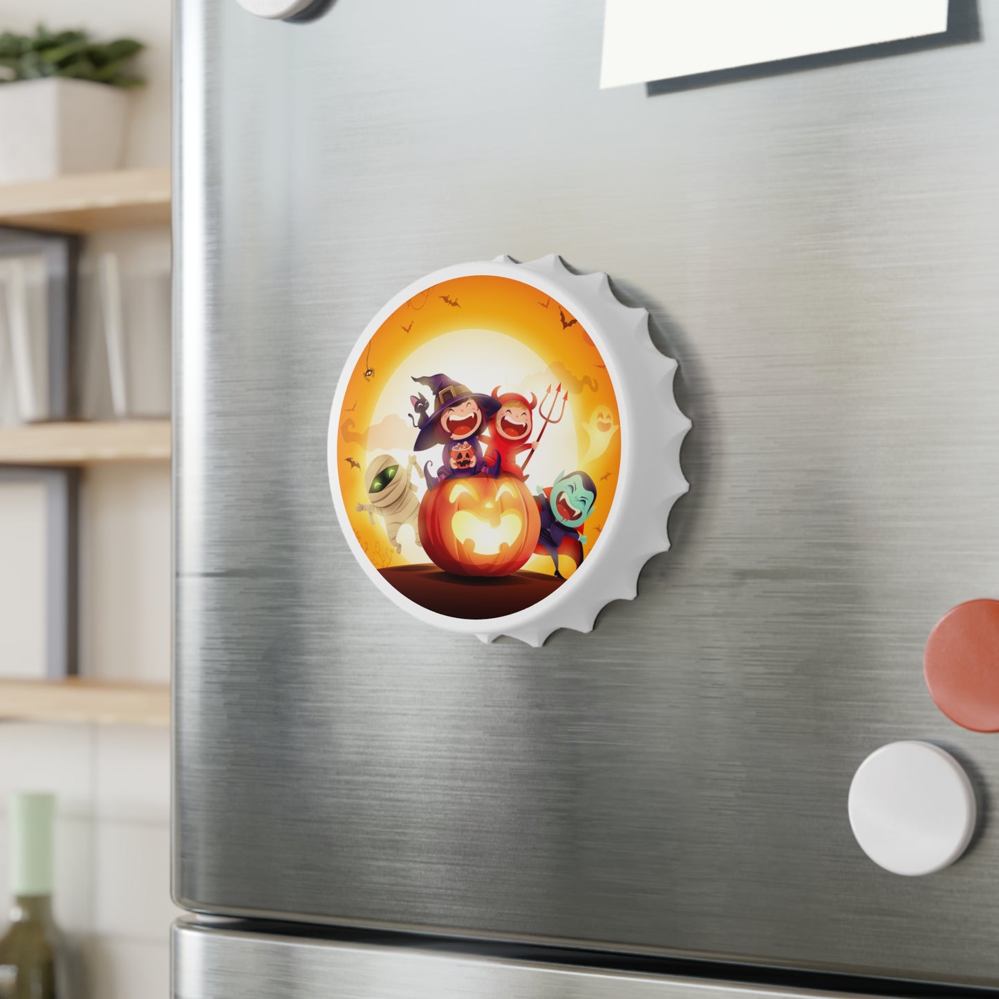 Halloween Themed Bottle Opener, Fun Party Favor, Gift for Beer Lovers, Unique Kitchen Decor, Spooky Bar Accessory