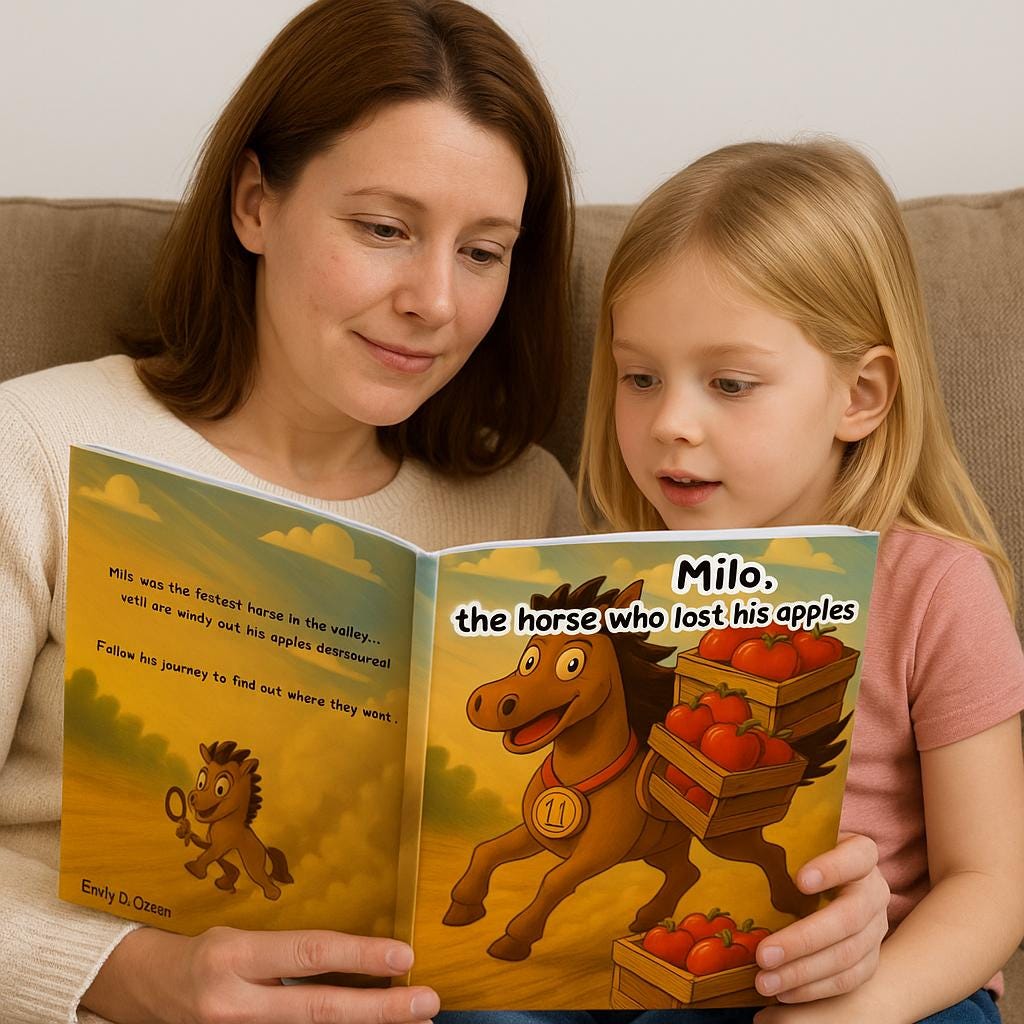 Milo the Horse Who Lost His Apples – Funny Rhyming Storybook for Kids – Farm Animal Adventure Book About Friendship – Ages 4–8