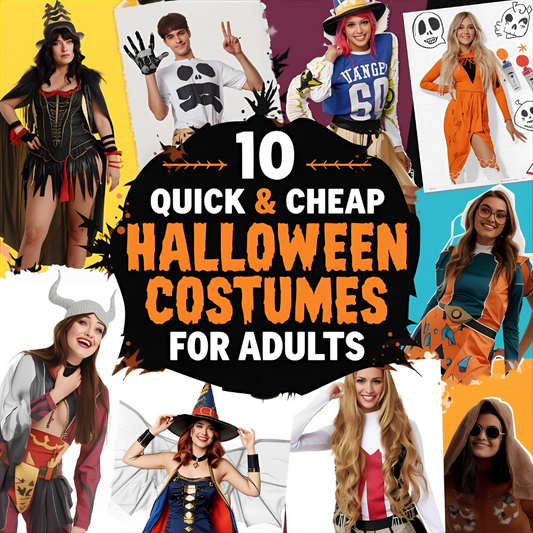 10 Quick & Cheap Halloween Costumes for Adults