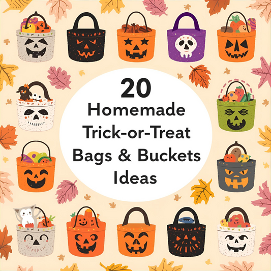 20 Homemade Trick-or-Treat Bags and Buckets Ideas