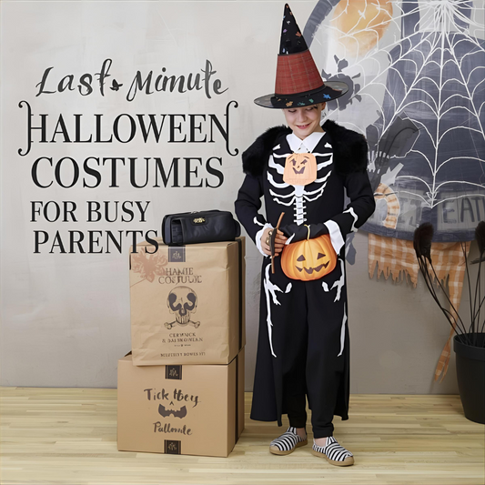 Last-Minute Halloween Costumes for Busy Parents (No Sewing Machine Required)