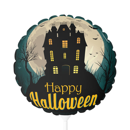 Halloween Balloons, Fun Round and Heart-shaped Party Decorations, Ghost & Haunted House Designs, Spooky Celebrations, Halloween Party