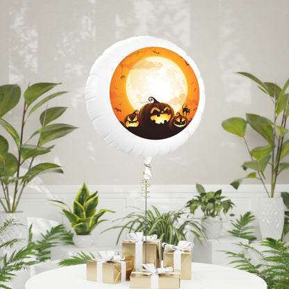 Halloween Mylar Balloons, Spooky Party Decor, Festive Balloons, Pumpkin Balloons, Halloween Decorations, Kids' Party Supplies