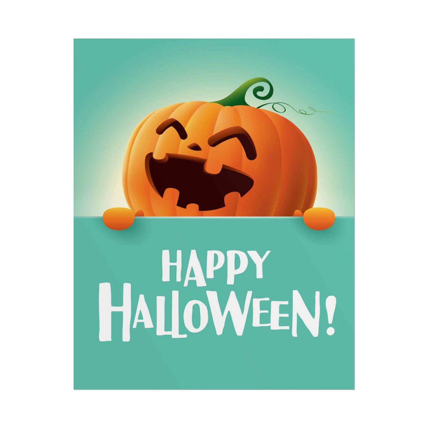 Happy Halloween Rolled Posters, Festive Wall Art, Trick or Treat Decor, Halloween Party Supplies, Pumpkin Print, Fall Decorations