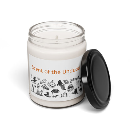 Halloween-Themed Scented Soy Candle, Fall Aromatherapy Candle, Spooky Home Decor, Cozy Gift, Autumn Candle