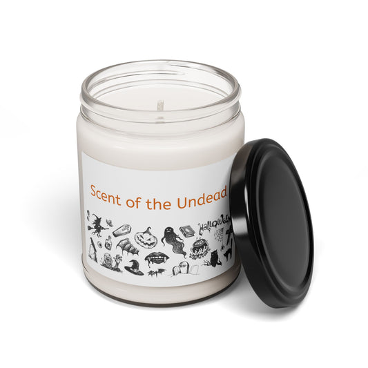 Halloween-Themed Scented Soy Candle, Fall Aromatherapy Candle, Spooky Home Decor, Cozy Gift, Autumn Candle