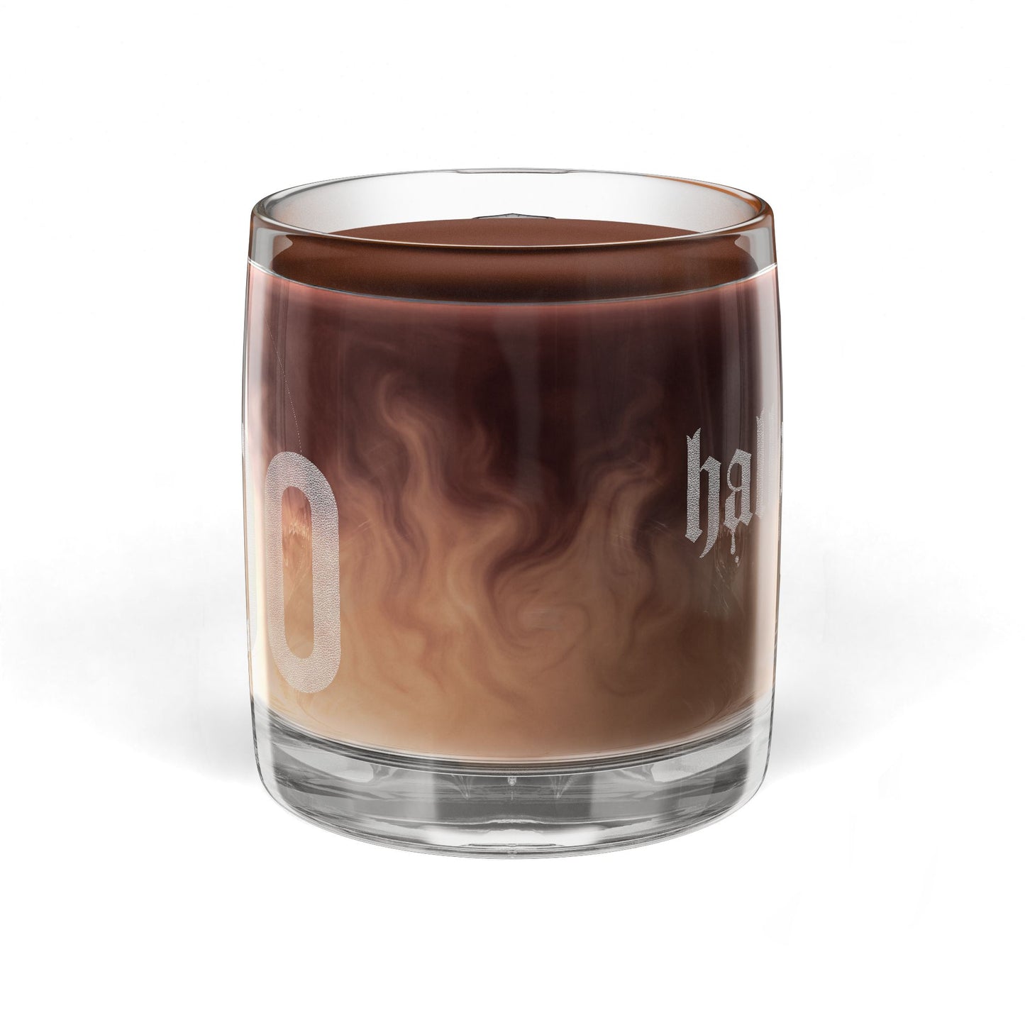 Engraved Glass Coffee Mug for Him, Perfect Gift for Halloween, Personalized Mug for Friends, Cute Coffee Cup, Boo Themed Drinkware