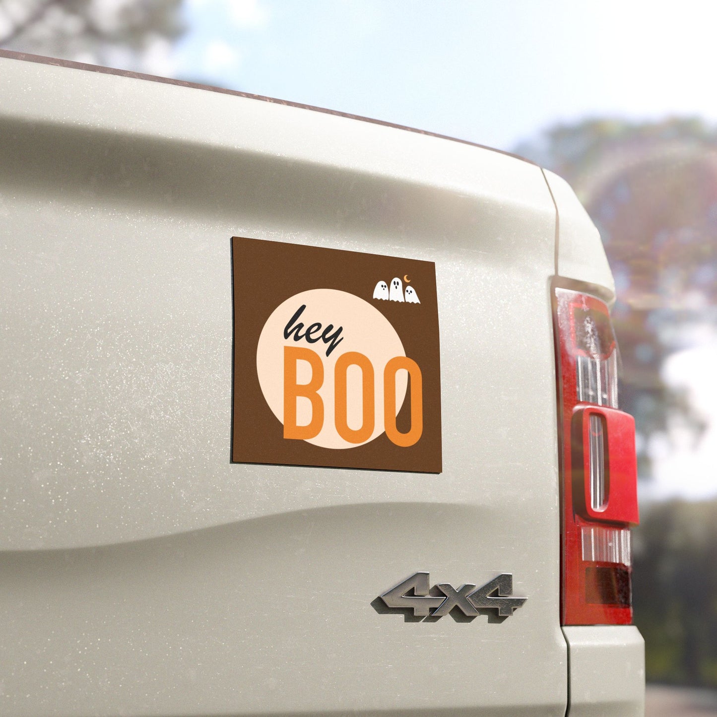 Hey Boo Car Magnets, Halloween Decor, Cute Car Accessories, Ghost Car Magnet, Fun Auto Decoration, Spooky Season Gifts