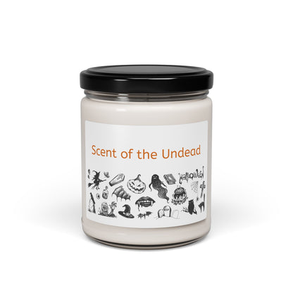 Halloween-Themed Scented Soy Candle, Fall Aromatherapy Candle, Spooky Home Decor, Cozy Gift, Autumn Candle