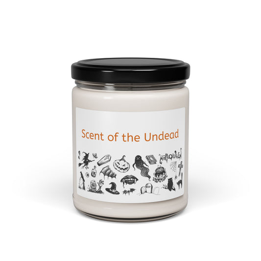 Halloween-Themed Scented Soy Candle, Fall Aromatherapy Candle, Spooky Home Decor, Cozy Gift, Autumn Candle