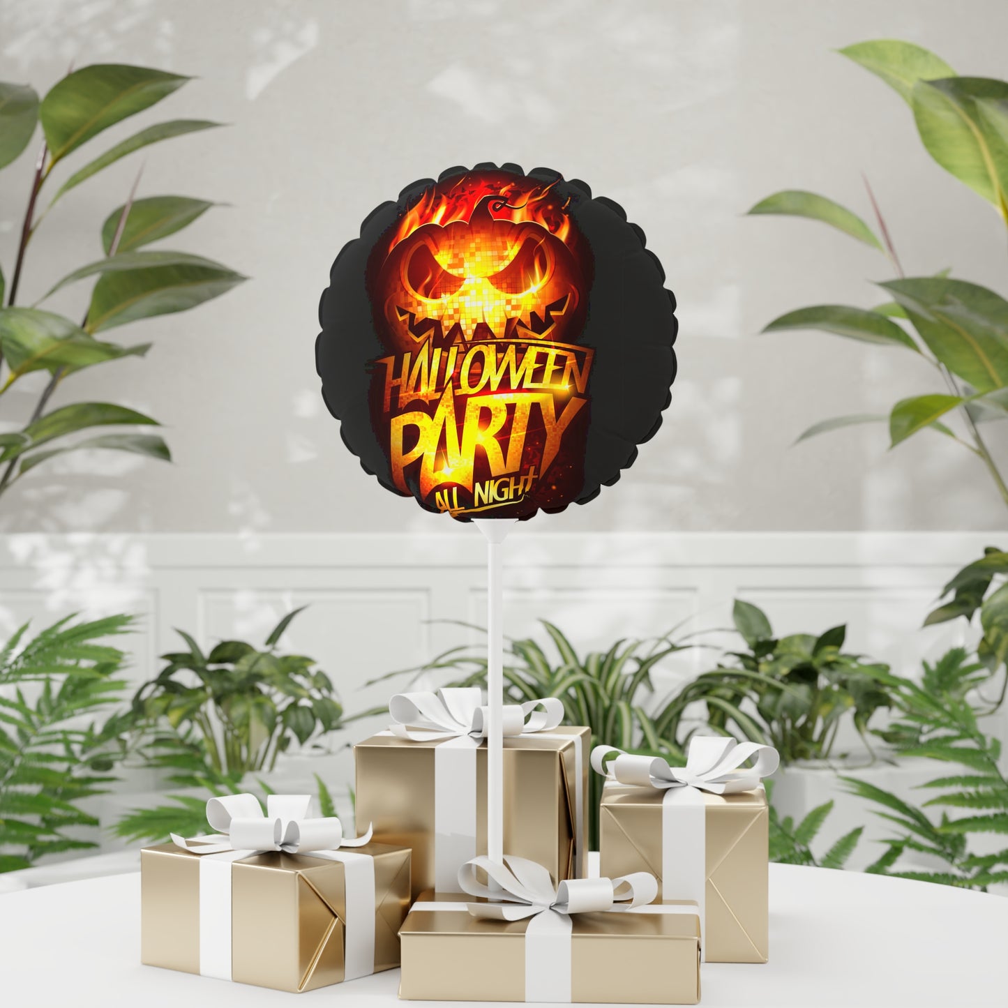 Mysterious TV Hand Balloons, Decorative Round and Heart-shaped Balloons, Unique Party Decor, Gift for Halloween, Spooky Events