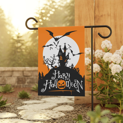 Halloween Garden Banner, Festive Outdoor Decor, Holiday Yard Flag