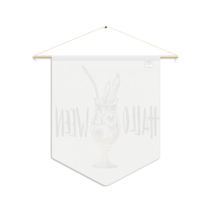 Halloween Pennant Banner, Spooky Decor, Holiday Wall Hanging, Fall Celebration, Halloween Party Decoration