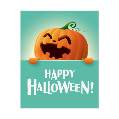 Happy Halloween Rolled Posters, Festive Wall Art, Trick or Treat Decor, Halloween Party Supplies, Pumpkin Print, Fall Decorations