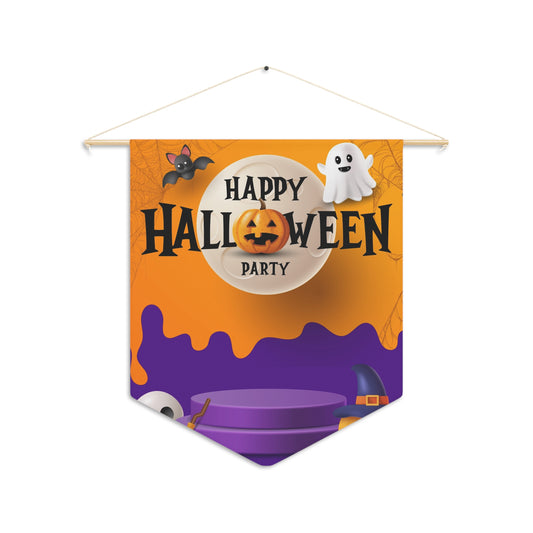 Halloween Pennant Banner, Spooky Party Decor, Haunted House Decoration, Fall Celebrations, Ghostly Home Accent