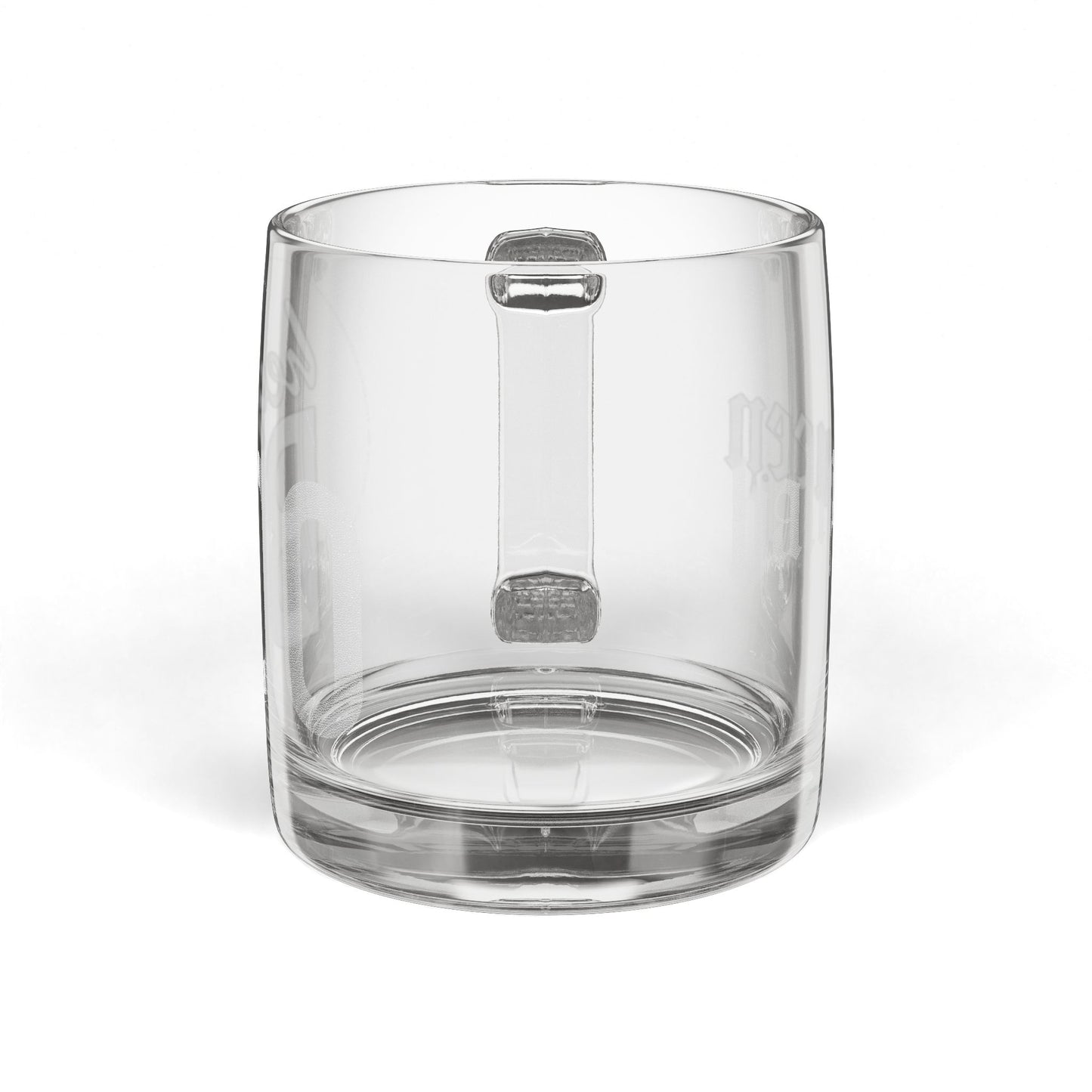 Engraved Glass Coffee Mug for Him, Perfect Gift for Halloween, Personalized Mug for Friends, Cute Coffee Cup, Boo Themed Drinkware