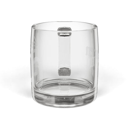 Engraved Glass Coffee Mug for Him, Perfect Gift for Halloween, Personalized Mug for Friends, Cute Coffee Cup, Boo Themed Drinkware