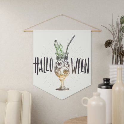 Halloween Pennant Banner, Spooky Decor, Holiday Wall Hanging, Fall Celebration, Halloween Party Decoration