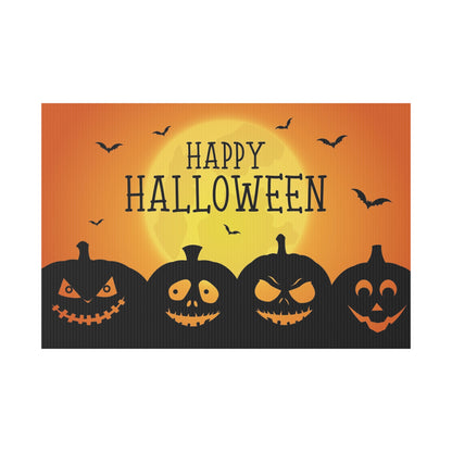 Happy Halloween Plastic Yard Sign, Outdoor Decoration, Halloween Party Decor, Spooky Yard Sign, Fall Festivities Sign
