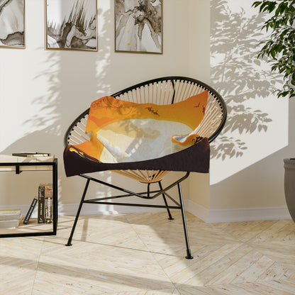 Halloween Pumpkin Blanket, Cozy Velveteen Throw, Autumn Decor, Blanket for Fall, Spooky Season Gift, Pumpkin Spice Vibes