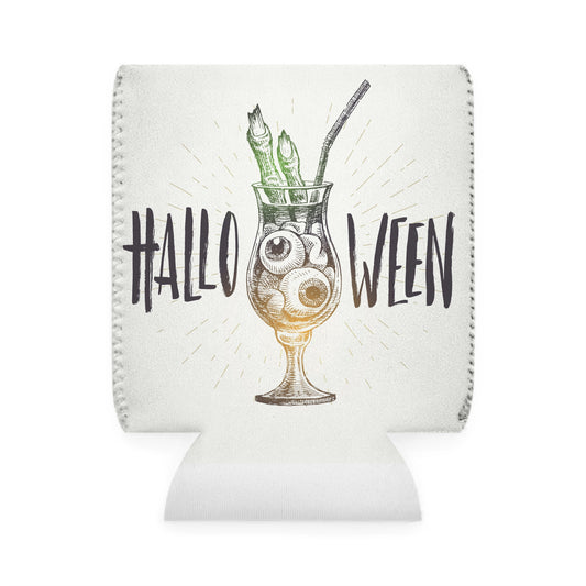 Halloween Can Cooler Sleeve, Spooky Drink Sleeve, Pumpkin Cooler, Party Accessory, Holiday Gift