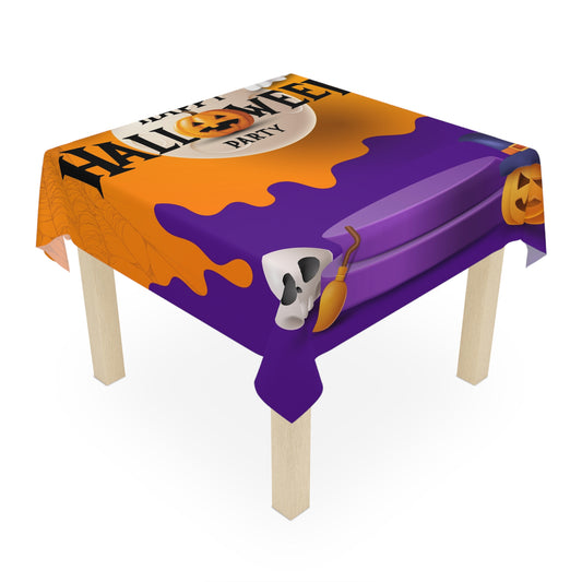 Halloween Party Tablecloth, Spooky Decor, Festive Table Cover, Fall Celebration, Holiday Decorations, Halloween Party Supply