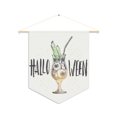 Halloween Pennant Banner, Spooky Decor, Holiday Wall Hanging, Fall Celebration, Halloween Party Decoration