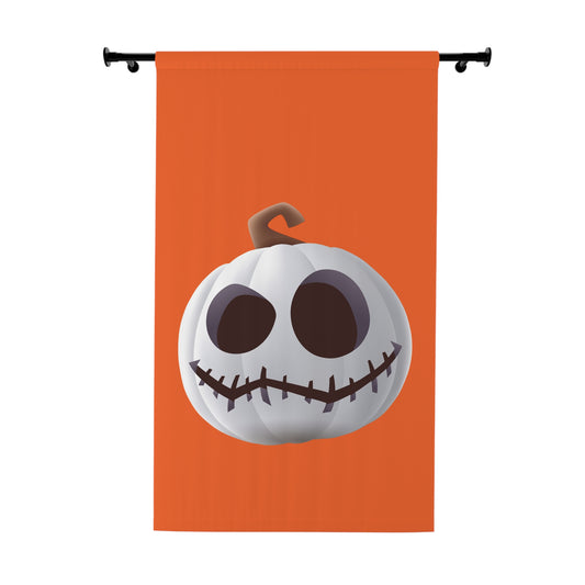Halloween Pumpkin Window Curtain - Spooky Home Decor, Fall Decor, Halloween Decoration, Room Divider, Festive Gift Idea