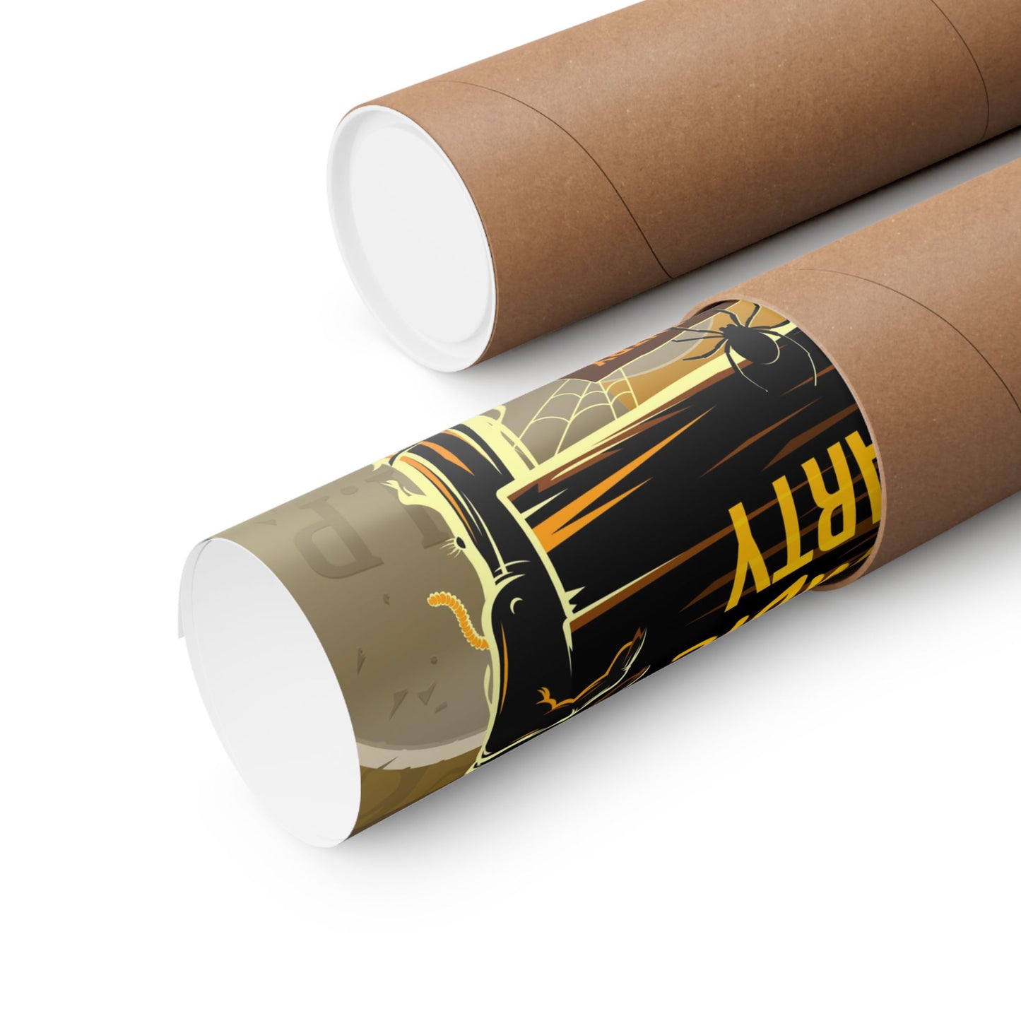 Zombie Party Halloween Poster, Matte Vertical Halloween Decor, Spooky Home Decor, Trick or Treat Wall Art, Halloween Party Decorations