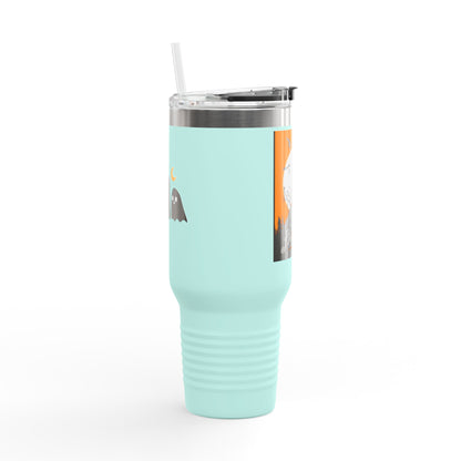 Halloween Insulated Travel Mug, 40oz - Perfect for Autumn Sips, Gift for Halloween