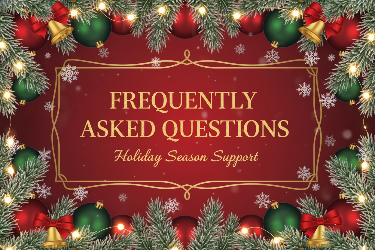FAQ christmas theme