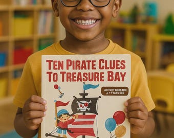 The Ten Pirate Clues to Treasure Bay – Kids Pirate Adventure Activity Book – Treasure Hunt Clue Book for Ages 4–8