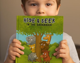 Hide and Seek in the Savannah Storybook for Kids Ages 4–8 | Funny Jungle Adventure with Elephant and Animal Friends | Read Aloud Fun