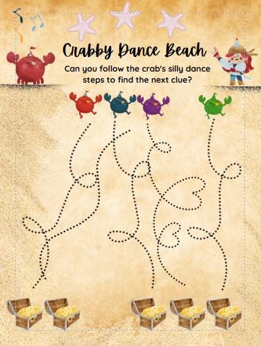 The Ten Pirate Clues to Treasure Bay – Kids Pirate Adventure Activity Book – Treasure Hunt Clue Book for Ages 4–8