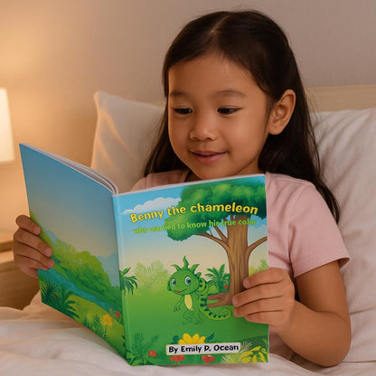 Benny the Chameleon Who Wanted to Know His True Color – Kids Book About Self-Esteem, Emotions, and Being Yourself – Ages 4–8