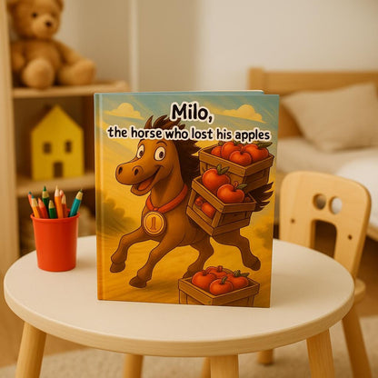 Milo the Horse Who Lost His Apples – Funny Rhyming Storybook for Kids – Farm Animal Adventure Book About Friendship – Ages 4–8