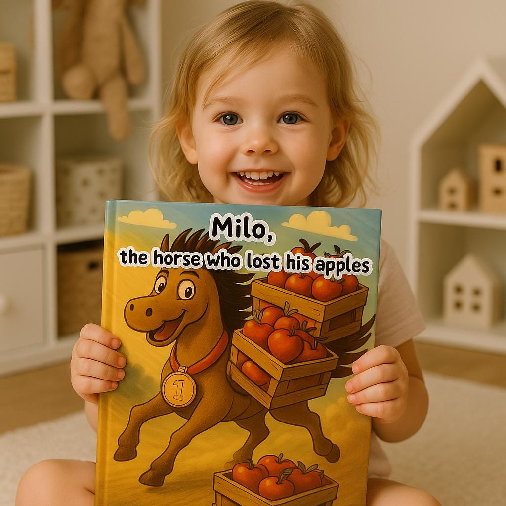 Milo the Horse Who Lost His Apples – Funny Rhyming Storybook for Kids – Farm Animal Adventure Book About Friendship – Ages 4–8