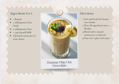 Mama Fuel Smoothie Recipe Book – 34 Delicious Self-Care Smoothies for Moms | Digital Download