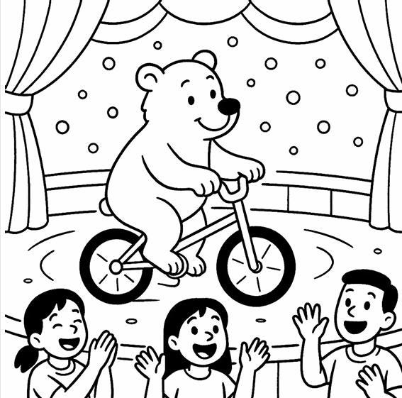A Special Day at the Circus – Fun Circus Coloring Book for Kids – Big Top Animals, Clowns & Tent Activities – Ages 4–8