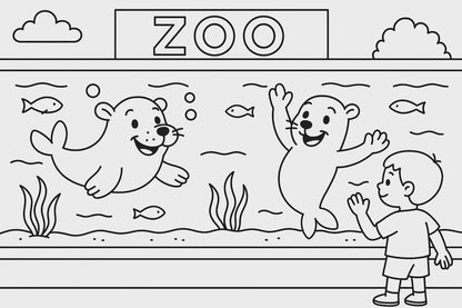 3-Book Coloring Bundle for Kids – Farm, Zoo, and Circus Themes – Fun Activity Set for Toddlers and Ages 4-8