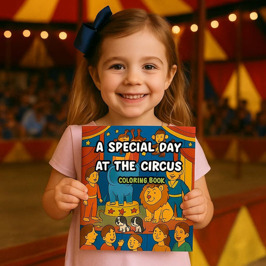 3-Book Coloring Bundle for Kids – Farm, Zoo, and Circus Themes – Fun Activity Set for Toddlers and Ages 4-8