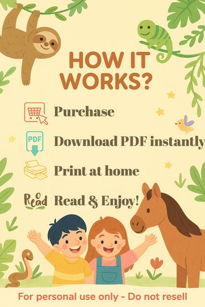 Hide and Seek in the Savannah Storybook for Kids Ages 4–8 | Funny Jungle Adventure with Elephant and Animal Friends | Read Aloud Fun